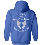 Daddy Guardian Angel Pullover Hoodie Youth Sizes