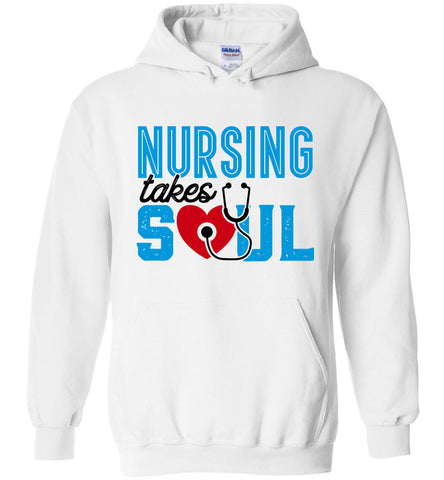 Nursing Takes Soul Pullover Hoodie