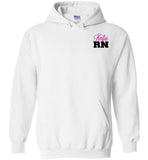 Katie RN Nurse Flag Pullover Hoodie