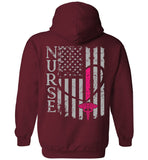 Nurse Flag Pullover Hoodie