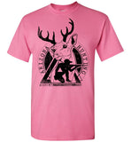 Deer Hunter Shirt - Hunting Arizona - Deer Large Antlers Hunter And Rifle Outdoorsman Tshirt