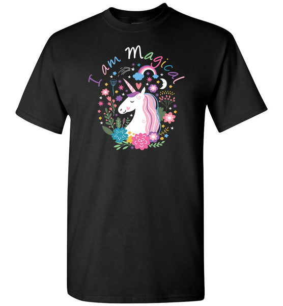 Unicorn Unisex Adult and Youth T-Shirt - I am Magical