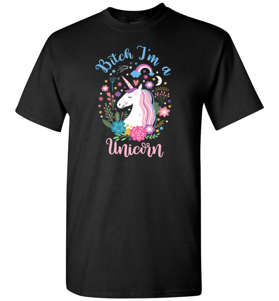 Bitch I'm A Unicorn Unisex Adult and Youth T-Shirt
