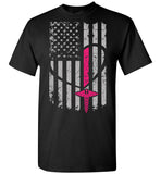 Nurse Flag Unisex T-Shirt for Nurses - Front Print (CK1296)