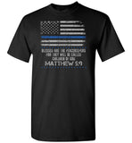 Matthew 5:9 Blessed Are The Peacemakers Unisex Tee (CK1209)