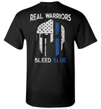 Real Warriors Bleed Blue Unisex T-Shirt
