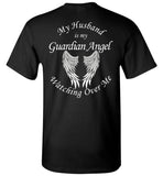 My Husband is My Guardian Angel Memorial T-Shirt