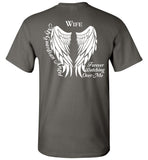 Wife Guardian Angel Unisex T-Shirt - Wife Memorial Tee Shirt