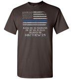 Matthew 5:9 Blessed Are The Peacemakers Unisex Tee (CK1209)