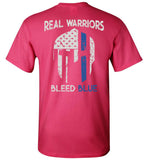 Real Warriors Bleed Blue Unisex T-Shirt