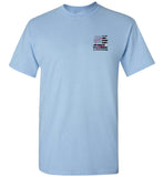 Nurse Flag with Heart Stethoscope Unisex Tee