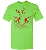 Deer Hunting Tshirt - Deer Hunters Association Bad Bones Crew T Shirt