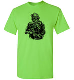 Steampunk Soldier With Mask And Weapon T-Shirt - Pop Culture T Shirt