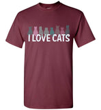 I Love Cats Unisex T-Shirt