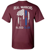 Real Warriors Bleed Blue Unisex T-Shirt