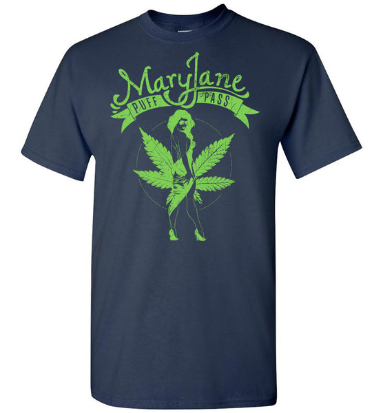 Mary Jane Hot Girl Marijuana Leaf Shirt