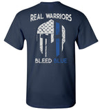 Real Warriors Bleed Blue Unisex T-Shirt