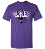 Bad Bones T-Shirt - Spinal Cord Skeleton Ribs Creepy T Shirt
