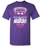Nurse T-Shirt Earned - Pink