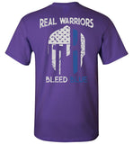 Real Warriors Bleed Blue Unisex T-Shirt