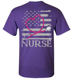 Nurse Flag with Stethoscope Unisex T-Shirt