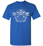 Bad Bones Crew Never Fade Away Always Win T-Shirt - Skull And Cross Bones Creepy T Shirt