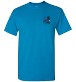 Nurse Flag with Heart Stethoscope Unisex Tee