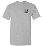 Nurse Flag with Heart Stethoscope Unisex Tee