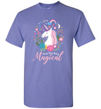 Unicorn Never Stop Being Magical - Unisex T-Shirt for Adults and Children