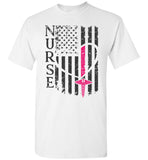 Nurse Flag Unisex T-Shirt (Front Print Flag w/Nurse)