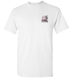 Nurse Flag with Heart Stethoscope Unisex Tee