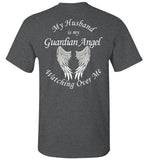 My Husband is My Guardian Angel Memorial T-Shirt