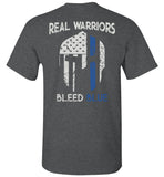 Real Warriors Bleed Blue Unisex T-Shirt