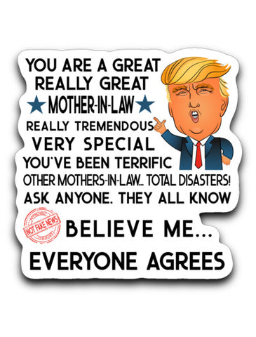 Trump Mother in Law Decal