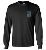 Real Warrior Bleed Blue Unisex Long Sleeve T-Shirt