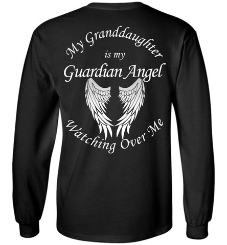 My Granddaughter is My Guardian Angel Unisex Long Sleeve T-Shirt