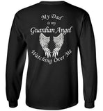 Dad Guardian Angel Long Sleeve Unisex T-Shirt
