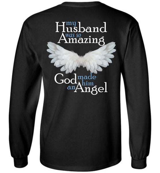 Husband Amazing Angel Long Sleeve T-shirt