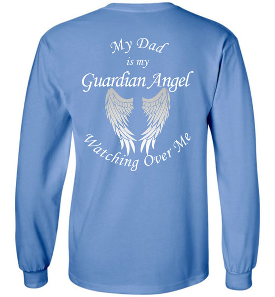 Dad Guardian Angel Long Sleeve Unisex T-Shirt