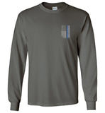 Real Warrior Bleed Blue Unisex Long Sleeve T-Shirt