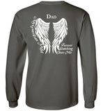 Dad My Guardian Angel Long Sleeve Memorial T-Shirt