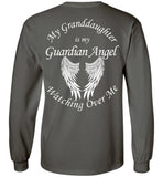 My Granddaughter is My Guardian Angel Unisex Long Sleeve T-Shirt