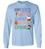 Granny's ToDo List Long Sleeve T-Shirt