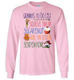 Granny's ToDo List Long Sleeve T-Shirt