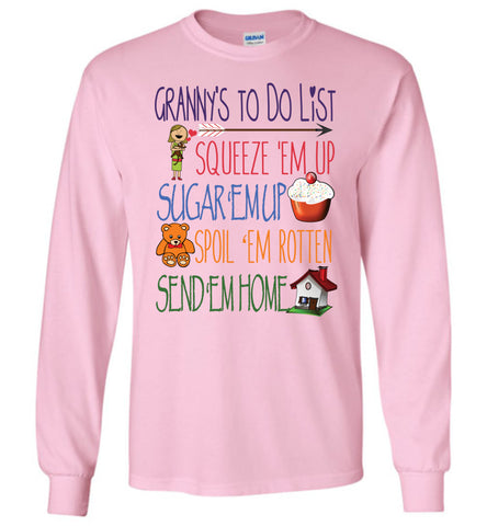Granny's ToDo List Long Sleeve T-Shirt