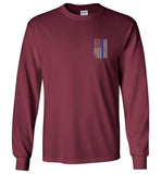 Real Warrior Bleed Blue Unisex Long Sleeve T-Shirt