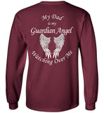 Dad Guardian Angel Long Sleeve Unisex T-Shirt