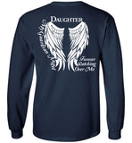 Daughter Guardian Angel Forever Watching Over Me - Long Sleeve T-Shirt