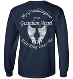 My Granddaughter is My Guardian Angel Unisex Long Sleeve T-Shirt
