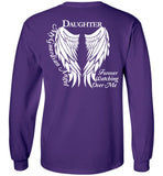 Daughter Guardian Angel Forever Watching Over Me - Long Sleeve T-Shirt